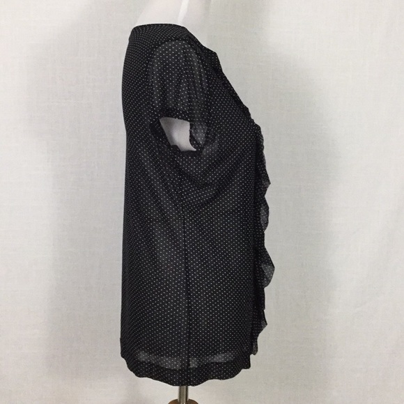 The Limited swiss dot ruffle blouse - work or play - Picture 5 of 8